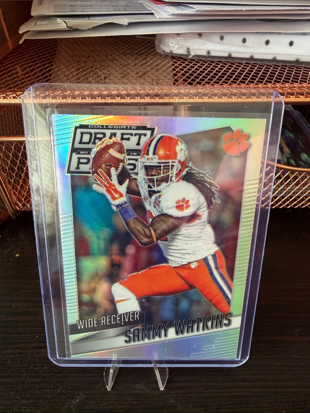 Sammy Watkins Football Trading Card - White & Orange